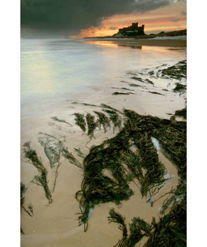 Approaching Storm Bamburgh Castle